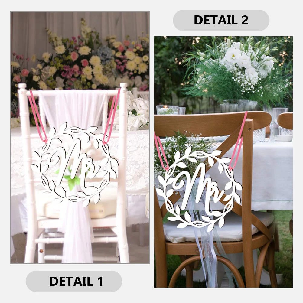 2 Pairs Wedding Chair Signs Decorations Bridal Shower Hanging Bride Chairs Photo Booth Props Ceremony
2 Pairs Wedding Chair Signs Decorations Bridal Shower Hanging Bride Chairs Photo Booth Props Ceremony