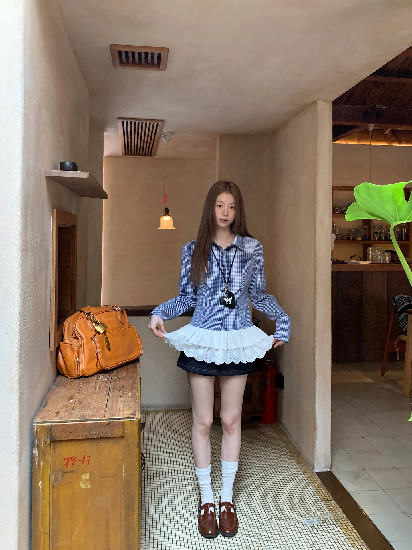 Синие кружевные длинные женские брюки Sve irt, ранняя осень, новинка 2024, клетчатая поддельная двухсекционная смесь хлопка и полиэстера для поездок на работу Sle irt
Синие кружевные длинные женские брюки Sve irt, ранняя осень, новинка 2024, клетчатая поддельная двухсекционная смесь хлопка и полиэстера для поездок на работу Sle irt