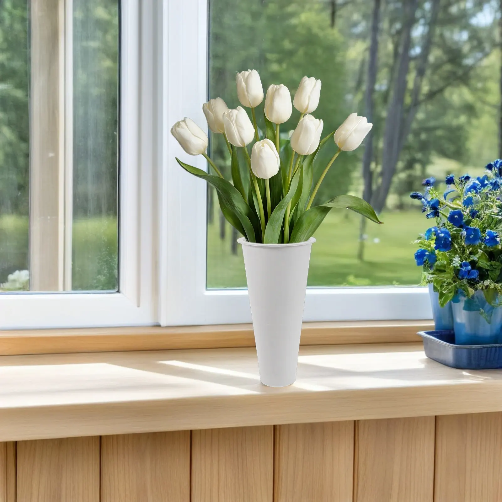 10Pcs Grave Vase for Cemetery Plastic Memorial Grave Flower Holder Funeral Decor 6.5 Inch Tombstone Flower Holder Floral
10Pcs Grave Vase for Cemetery Plastic Memorial Grave Flower Holder Funeral Decor 6.5 Inch Tombstone Flower Holder Floral