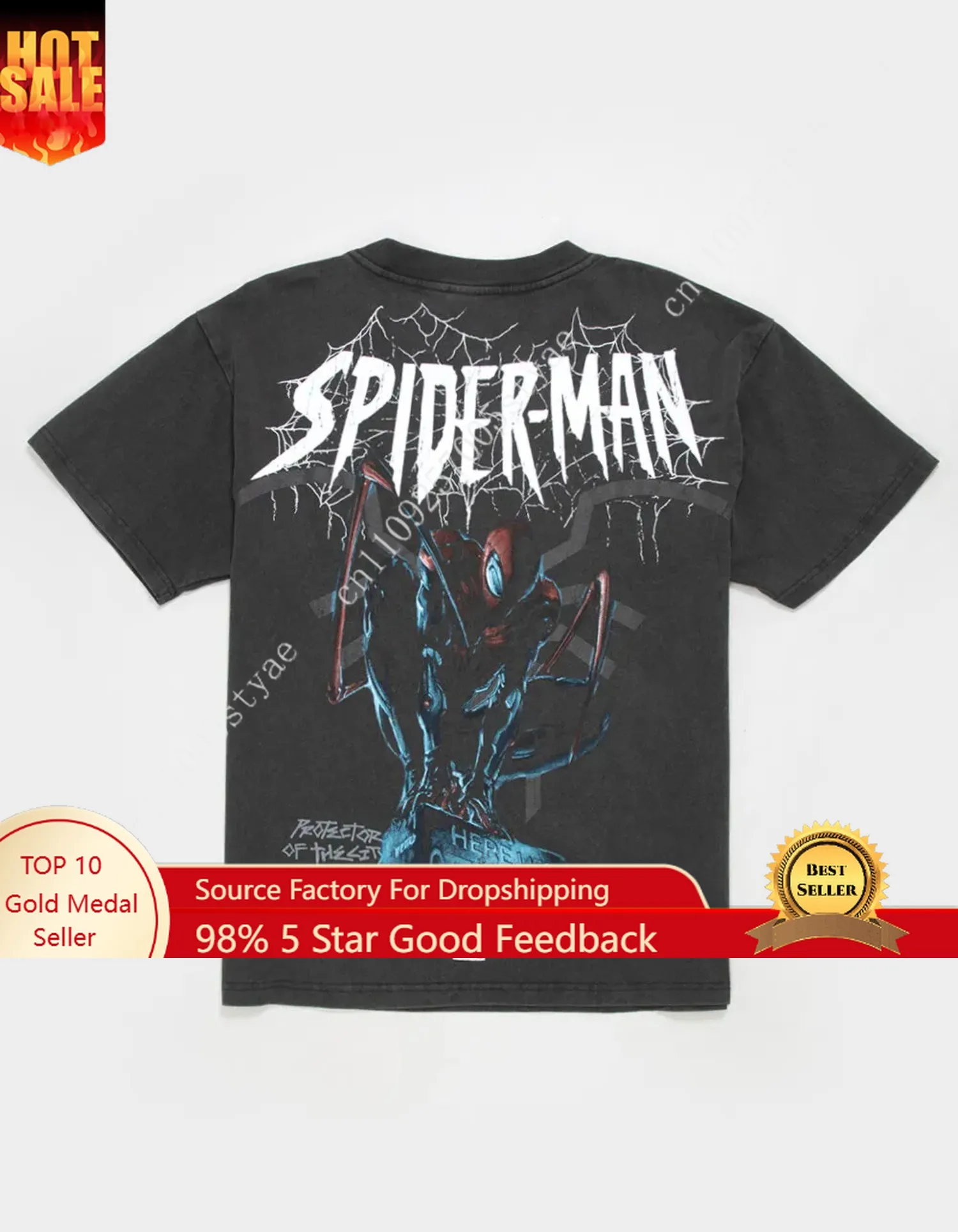 CVLA X Marvel Spider-Man Web of The City Mens Boxy Tee
CVLA X Marvel Spider-Man Web of The City Mens Boxy Tee