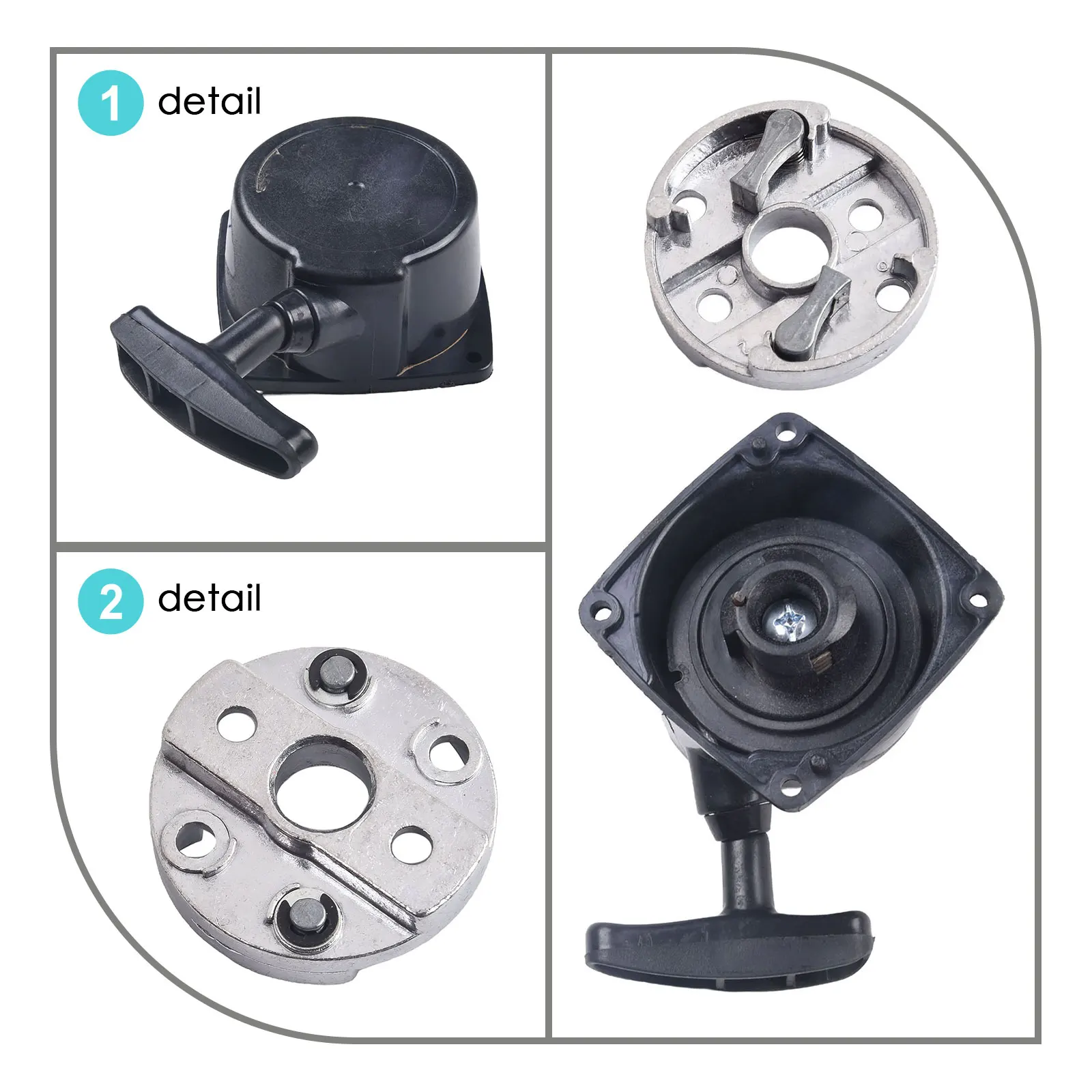 Ручной стартер, сверхмощный стартер 52 мм для KASEI KS360 EB650 EBD600, триммер для живой изгороди, кусторез
Ручной стартер, сверхмощный стартер 52 мм для KASEI KS360 EB650 EBD600, триммер для живой изгороди, кусторез