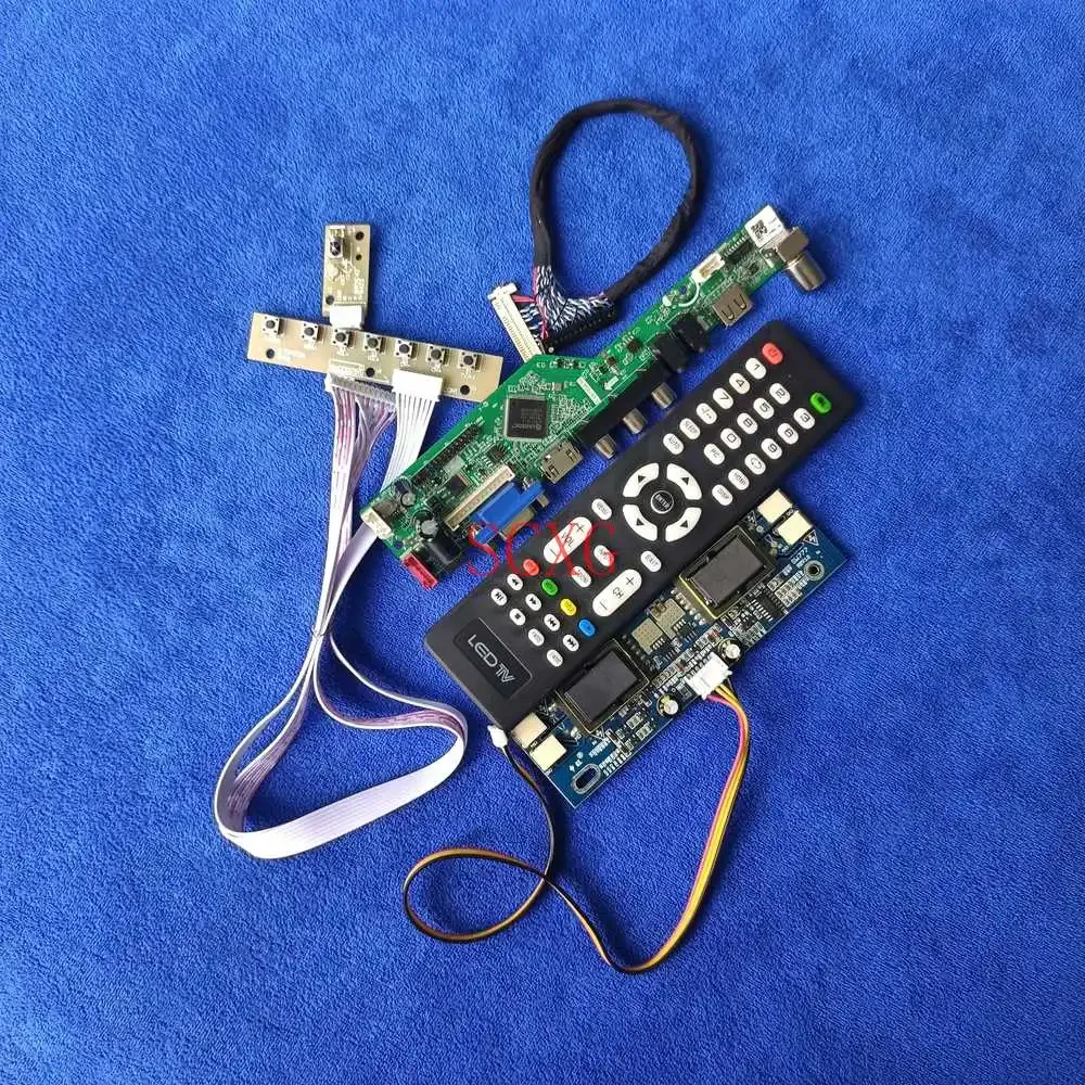 30 Pin LVDS Fit SVA190WX01TB/2TB/SVA190WX1/TMS190WX1 Signal Analog 4CCFL Controller Card Kit AV VGA USB HDMI-compatible 1440*900
30 Pin LVDS Fit SVA190WX01TB/2TB/SVA190WX1/TMS190WX1 Signal Analog 4CCFL Controller Card Kit AV VGA USB HDMI-compatible 1440*900