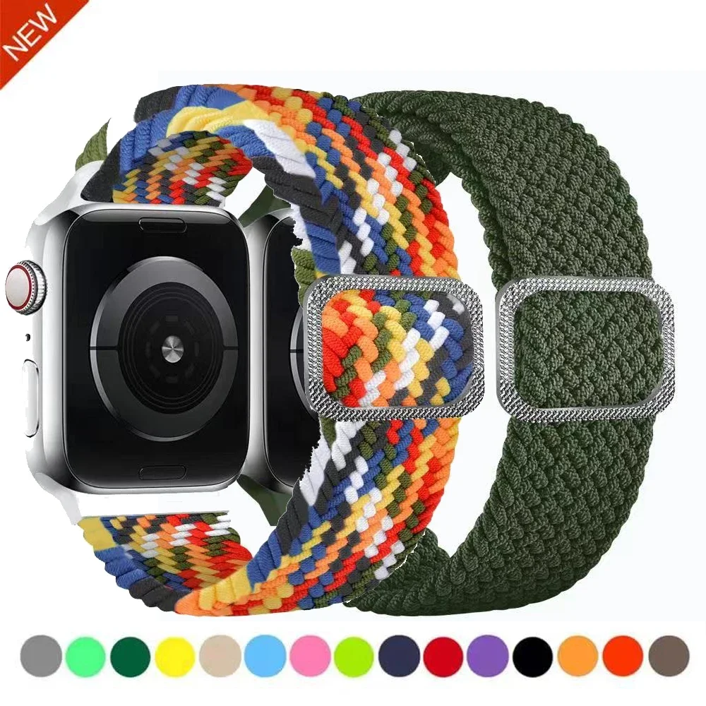 Adjustable Nylon Strap For Apple watch band 49mm 45mm 44mm 42mm 41mm 40mm elastic wristband iwatch Ultra 10 9 8 7 6 5 4 SE Belt
Adjustable Nylon Strap For Apple watch band 49mm 45mm 44mm 42mm 41mm 40mm elastic wristband iwatch Ultra 10 9 8 7 6 5 4 SE Belt