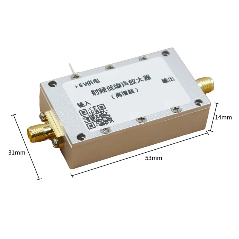 N98R 0,01-4G RF малошумящий усилитель с усилением 40 дБ для LNA UHF VHF GPS анализатор спектра RF малошумящий усилитель
N98R 0,01-4G RF малошумящий усилитель с усилением 40 дБ для LNA UHF VHF GPS анализатор спектра RF малошумящий усилитель