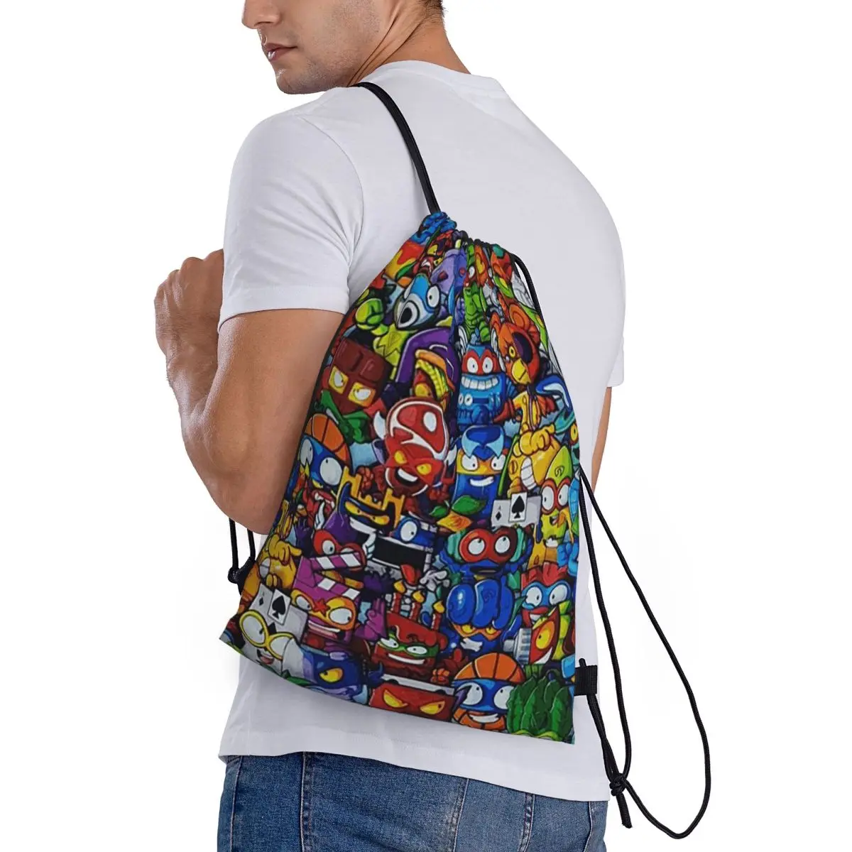 New Super Zings Cartoon Game Superzings Backpacks Fashion Drawstring Bundle Pocket Sports Bag Book Bags for Man Woman School
New Super Zings Cartoon Game Superzings Backpacks Fashion Drawstring Bundle Pocket Sports Bag Book Bags for Man Woman School
