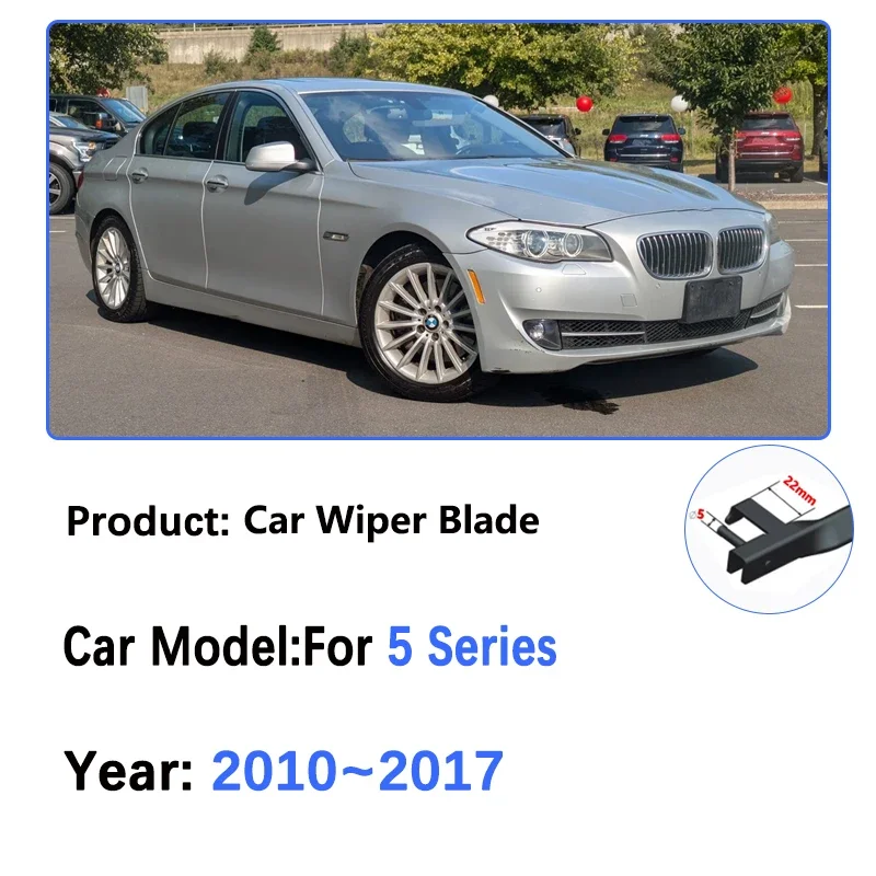 Car Wiper Blades For BMW 5 Series 2010~2017 F10 F11 F07 Double Rubber Strip Wipe Cleaning Brushe Protect Windshield Accessorie
Car Wiper Blades For BMW 5 Series 2010~2017 F10 F11 F07 Double Rubber Strip Wipe Cleaning Brushe Protect Windshield Accessorie