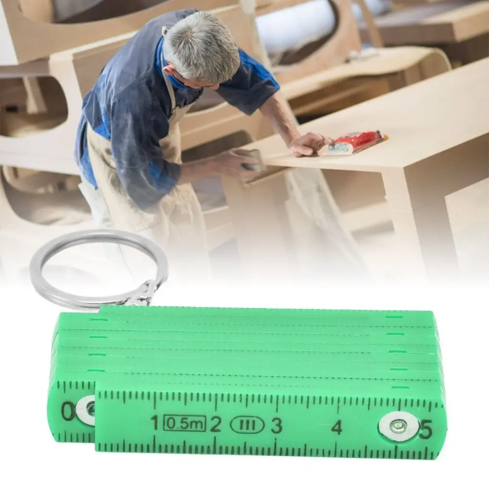 4PCS ABS Folding Ruler Double Sided Mini Inch Metric Measuring Tool Portable White/Red/Green Key Ring Ruler Carpentry Work
4PCS ABS Folding Ruler Double Sided Mini Inch Metric Measuring Tool Portable White/Red/Green Key Ring Ruler Carpentry Work