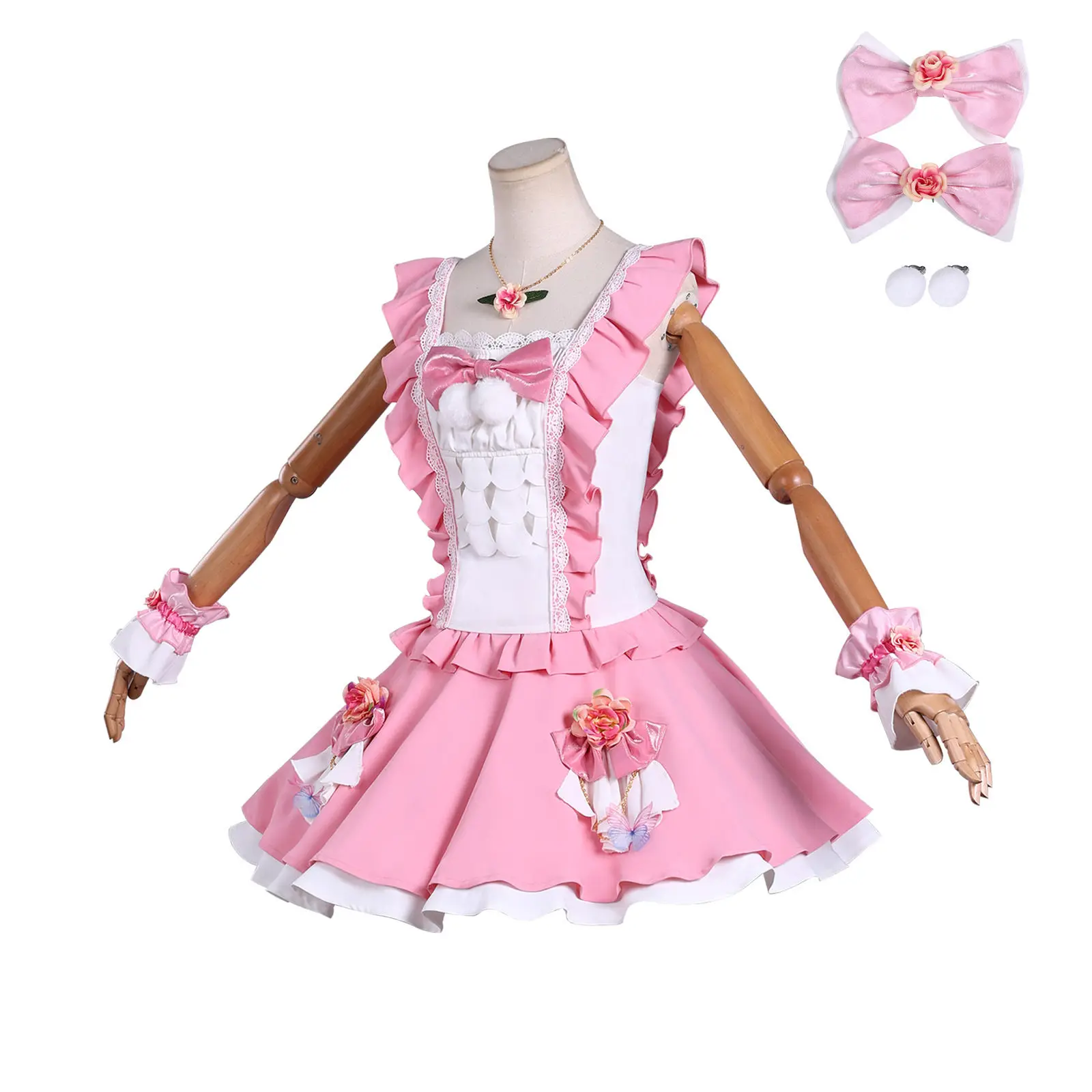 Aikatsu! Yume Nijino Cosplay Costume Angel Stage Outfit Full Set Anime Women Cute Pink Dress Halloween Carnival Comic Con
Aikatsu! Yume Nijino Cosplay Costume Angel Stage Outfit Full Set Anime Women Cute Pink Dress Halloween Carnival Comic Con