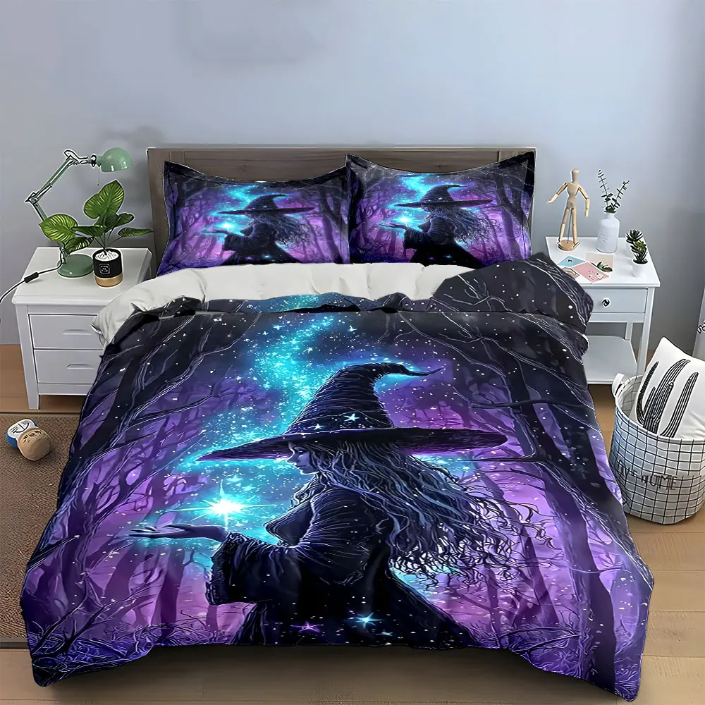 Mystical Witchcraft Decor Set Bedding Set with 1 Duvet Cover 2 Pillowcases Single Double King Queen, Gift
Mystical Witchcraft Decor Set Bedding Set with 1 Duvet Cover 2 Pillowcases Single Double King Queen, Gift