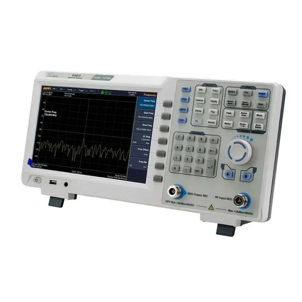 XSA815TG Digital Analyzer 9 inch LCD 1Hz Resolution Bandwidth 9kHz to 1.5GHz Frequency USB with TG
XSA815TG Digital Analyzer 9 inch LCD 1Hz Resolution Bandwidth 9kHz to 1.5GHz Frequency USB with TG