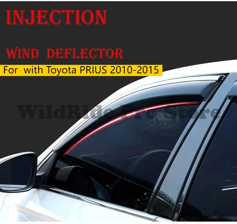 Smoke Tinted Tape-On Side Window Vent Visor Deflectors Rain Guards Compatible with Toyota PRIUS 2010-2015 Wind Deflector
Smoke Tinted Tape-On Side Window Vent Visor Deflectors Rain Guards Compatible with Toyota PRIUS 2010-2015 Wind Deflector
