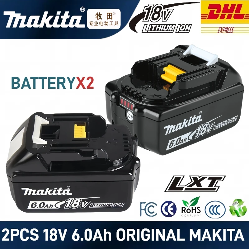 【FAST DELIVERY】Hot~Original Makita 18V 6.0Ah Rechargeable Battery, Compatible 18V Power Tool DDF487 DTW700 DTD173 DTW730 DGA404
【FAST DELIVERY】Hot~Original Makita 18V 6.0Ah Rechargeable Battery, Compatible 18V Power Tool DDF487 DTW700 DTD173 DTW730 DGA404