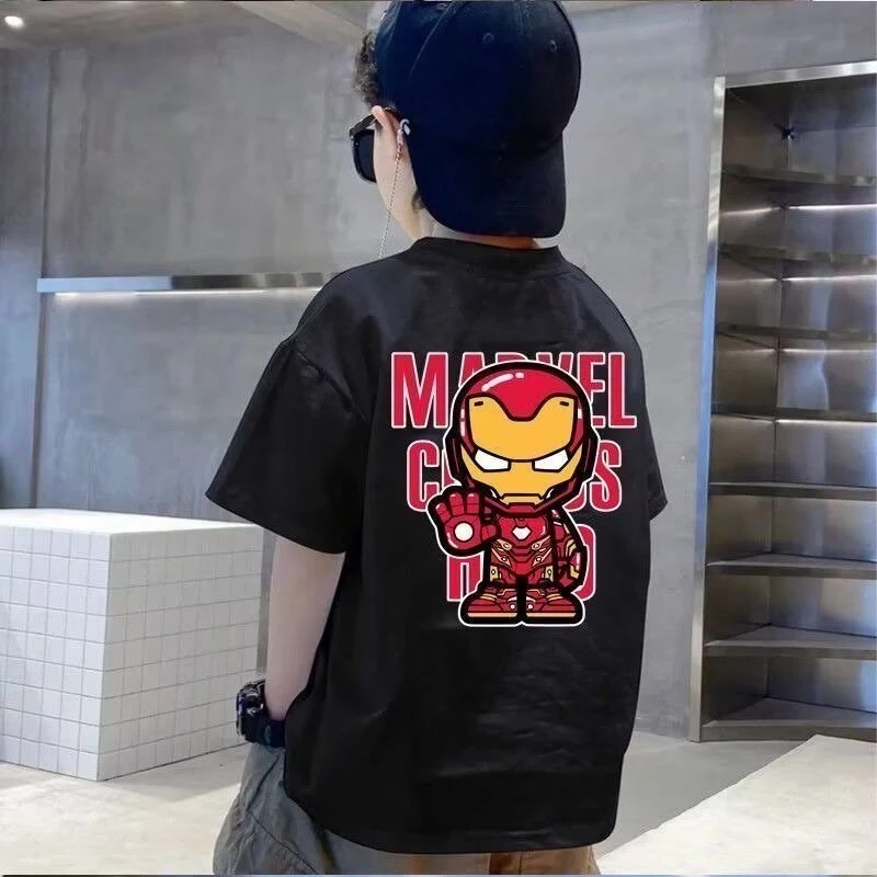 Boys' Cool Iron Man Short Sleeve T-Shirt 2026 Summer New, Stylish Cartoon Graphic Tee for Toddler Kids Fashion Casual Top
Boys' Cool Iron Man Short Sleeve T-Shirt 2026 Summer New, Stylish Cartoon Graphic Tee for Toddler Kids Fashion Casual Top