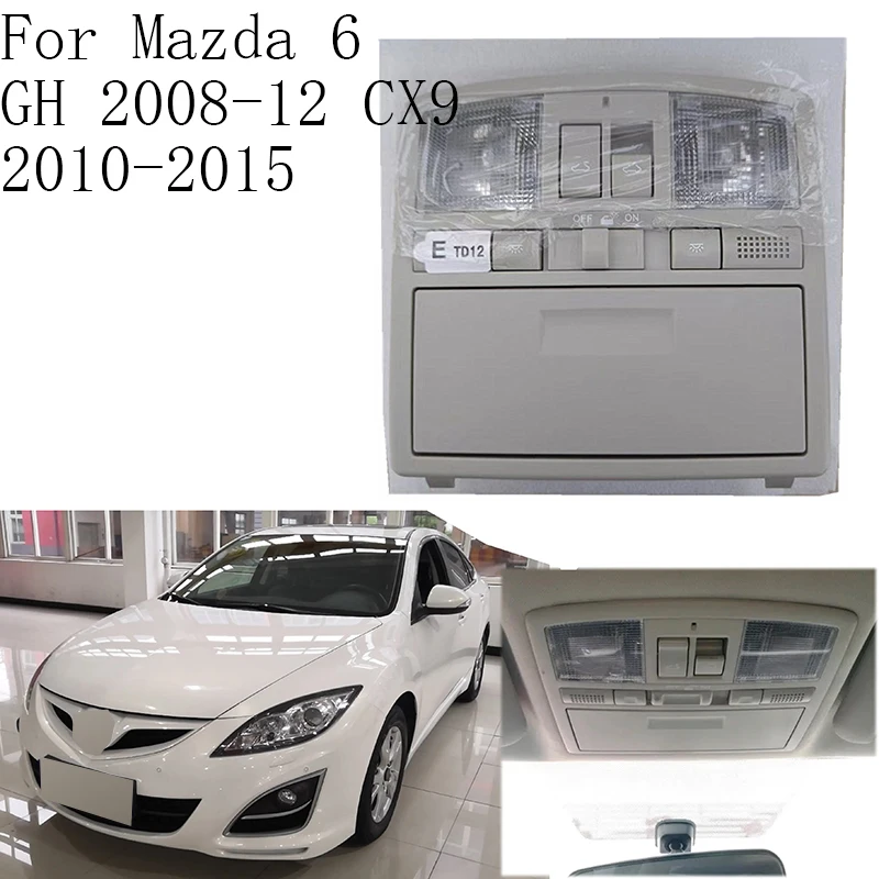 AH850 For Mazda 6 GH 2008-12 CX9 2010-2015 Car Interior Dome Lamp Cover Reading Light Control Panel with Sunroof Switch
AH850 For Mazda 6 GH 2008-12 CX9 2010-2015 Car Interior Dome Lamp Cover Reading Light Control Panel with Sunroof Switch