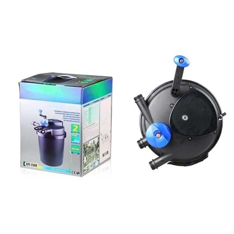 Koi Pond External Pressure Filter, 6000-50000LPH Water Filtration System with Sponges, 220-240V for Garden Pool
Koi Pond External Pressure Filter, 6000-50000LPH Water Filtration System with Sponges, 220-240V for Garden Pool
