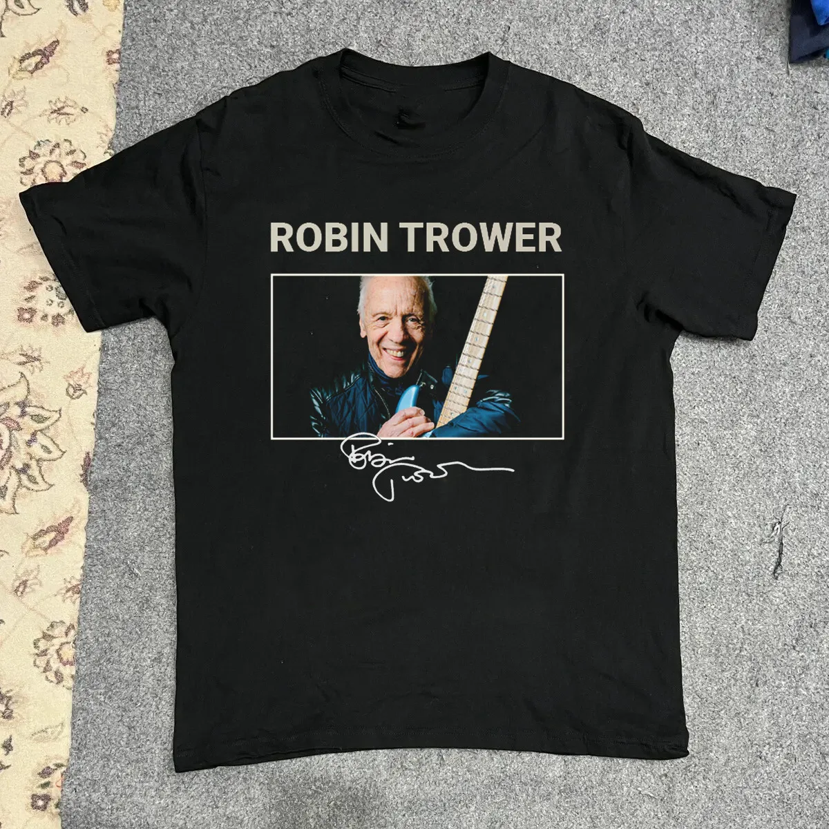 Редкая футболка с подписью Robin Trower 2025 года, черная, все размеры, подарок для фаната AL795
Редкая футболка с подписью Robin Trower 2025 года, черная, все размеры, подарок для фаната AL795