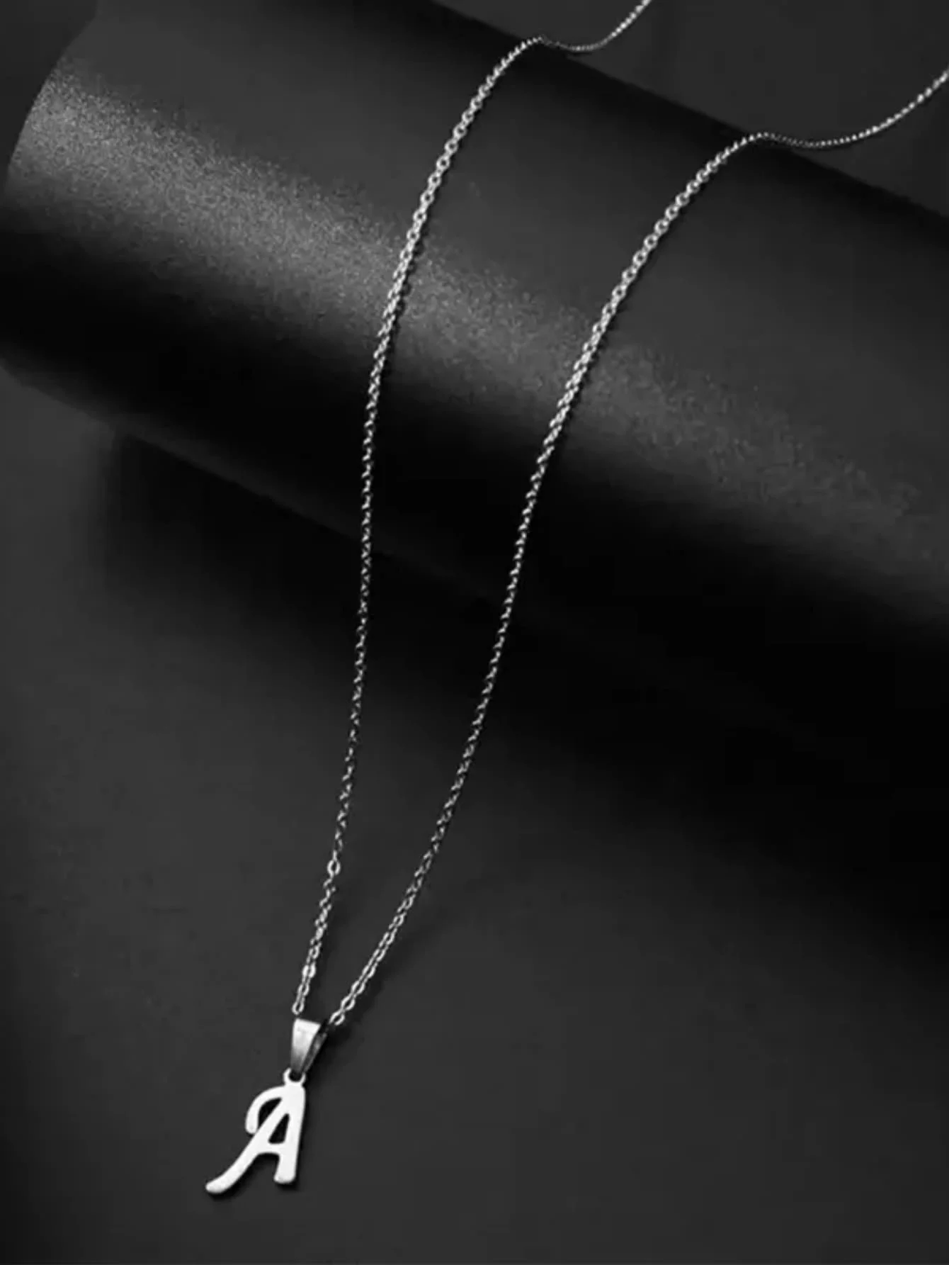 Simple Stainless Steel Letter A Pendant Necklace Unisex Fashion Jewelry For Adults
Simple Stainless Steel Letter A Pendant Necklace Unisex Fashion Jewelry For Adults