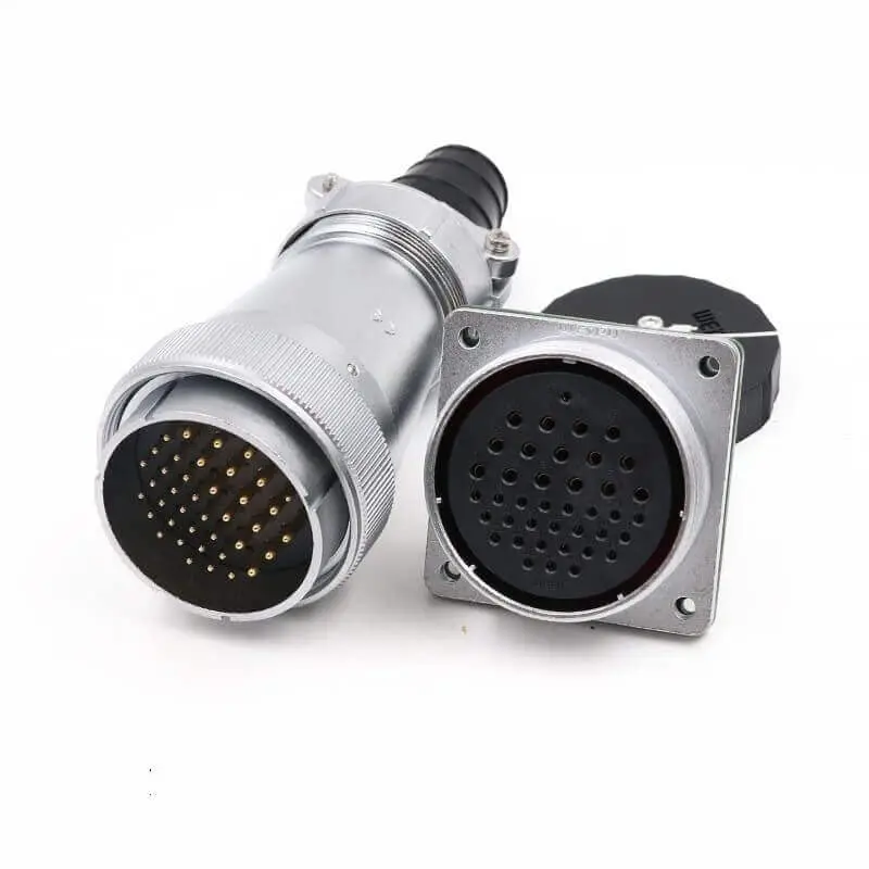 WF55-40pin Aviation Circular Waterproof Connector Straight Cable TI+Z Male Plug Female Square Socket
WF55-40pin Aviation Circular Waterproof Connector Straight Cable TI+Z Male Plug Female Square Socket