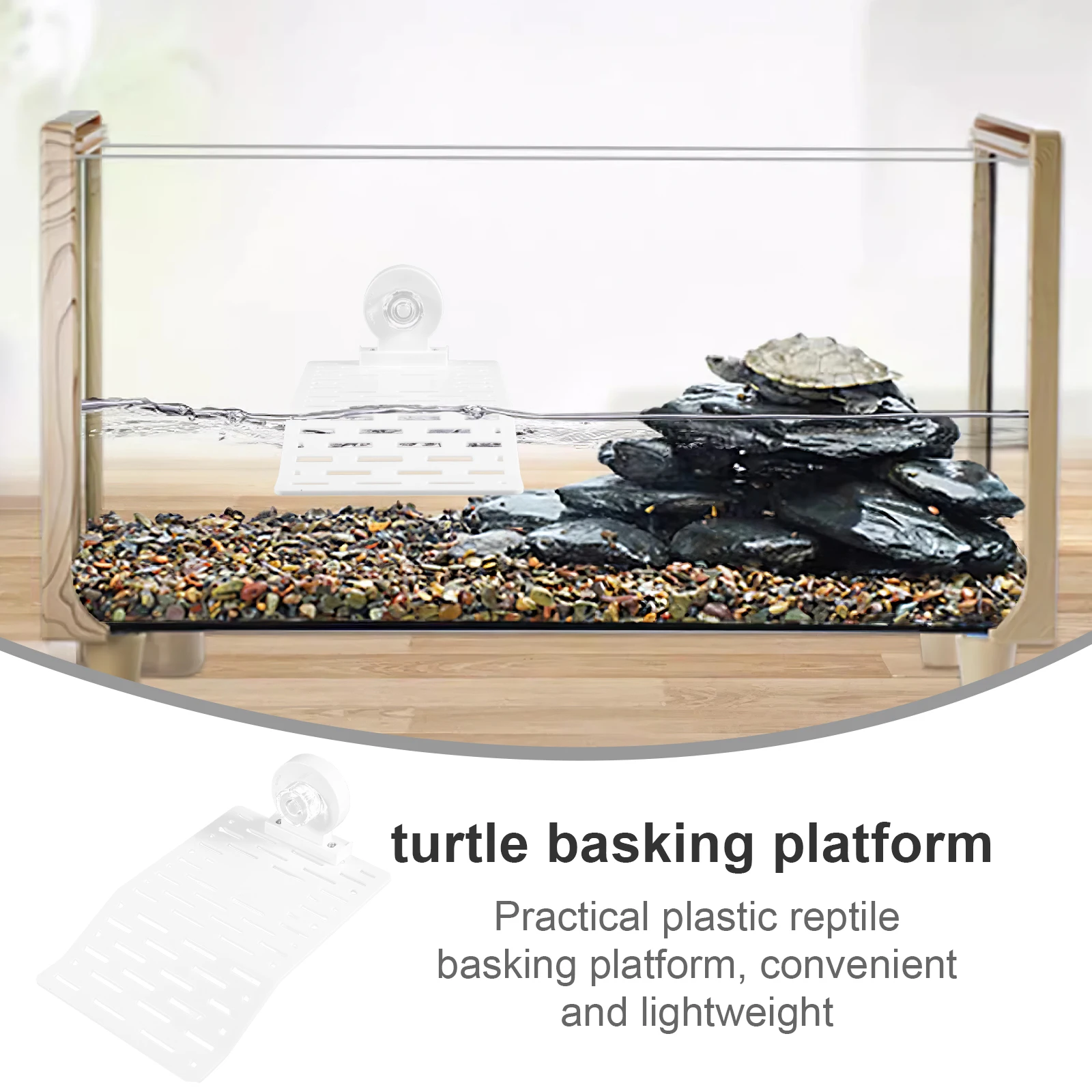 Turtle Basking Platform Medium White Suction Cup Floating Island Climbing Terrace Aquatic Turtles Plastic Habitat Aquarium Decor
Turtle Basking Platform Medium White Suction Cup Floating Island Climbing Terrace Aquatic Turtles Plastic Habitat Aquarium Decor