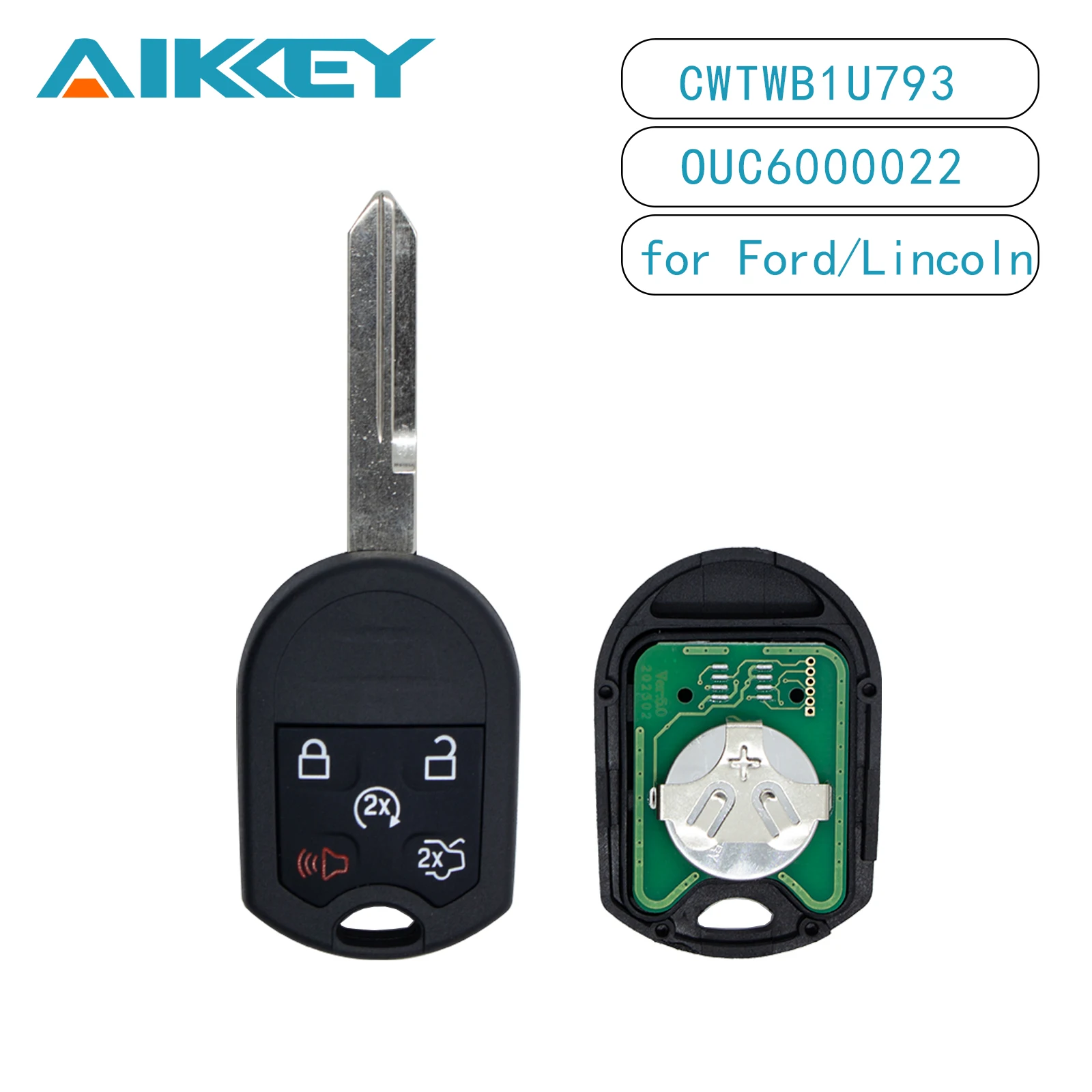 CWTWB1U793/OUC 6000022 5-кнопочный автомобильный ключ дистанционного управления для Lincoln Ford Explorer Taurus Flex 2012-2015
CWTWB1U793/OUC 6000022 5-кнопочный автомобильный ключ дистанционного управления для Lincoln Ford Explorer Taurus Flex 2012-2015