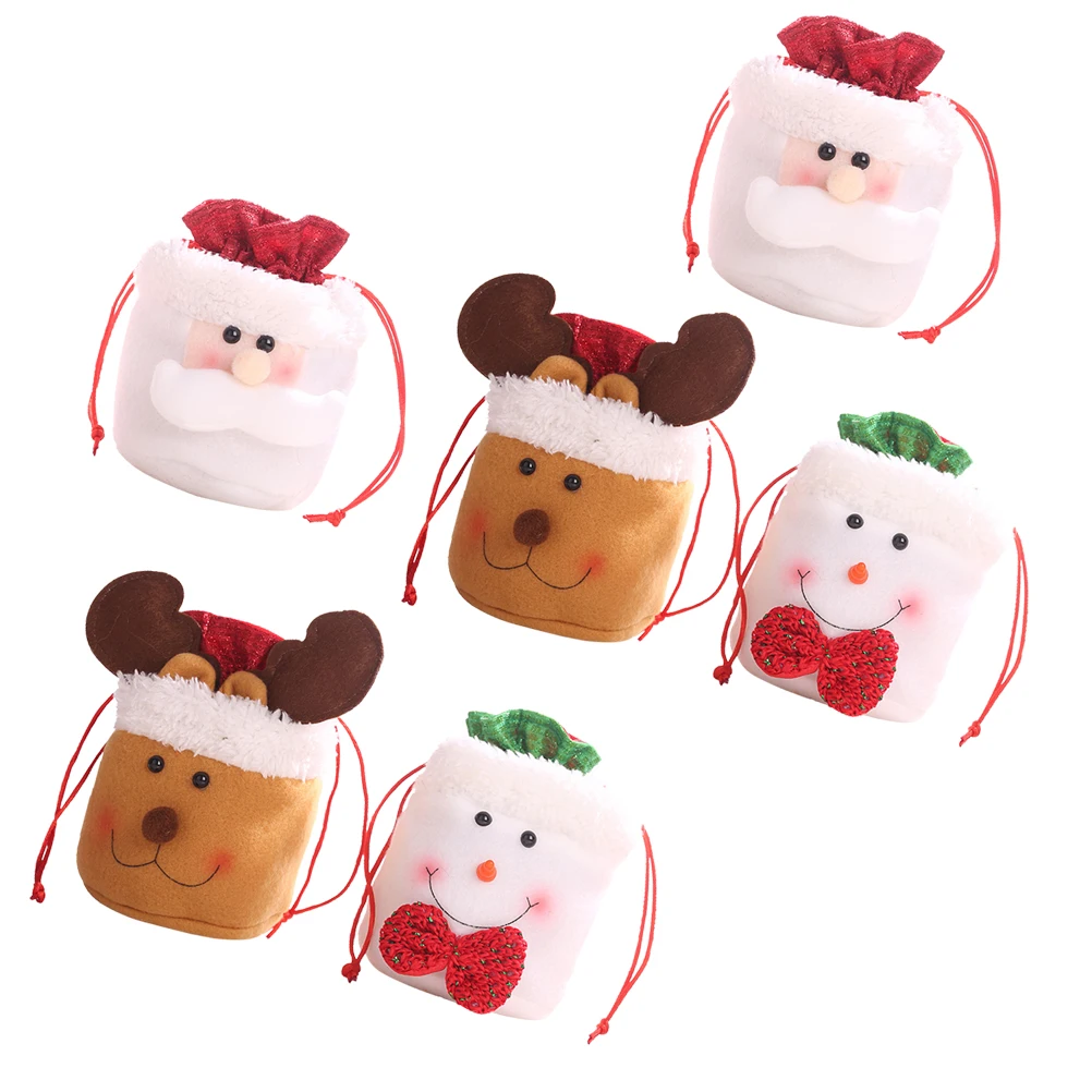 6 Pcs Bag Christmas Gift Bags Christmas Candy Storage Bags for Kids Gifts Large Capacity Lightweight
6 Pcs Bag Christmas Gift Bags Christmas Candy Storage Bags for Kids Gifts Large Capacity Lightweight