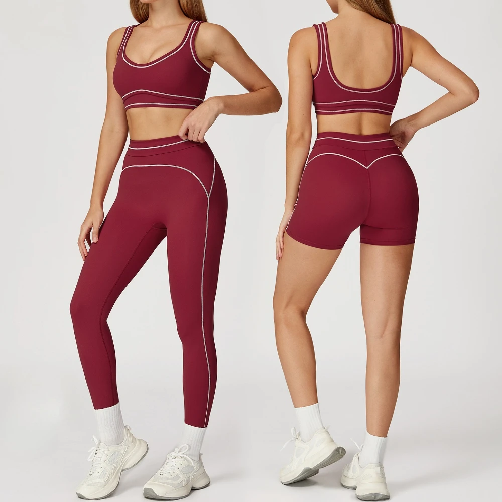Yoga Suit Women Tracksuit Sports Bra High Waist Legging Shorts Outfit Gym Set Fitness Running Workout Clothes Push Up Sportswear
Yoga Suit Women Tracksuit Sports Bra High Waist Legging Shorts Outfit Gym Set Fitness Running Workout Clothes Push Up Sportswear