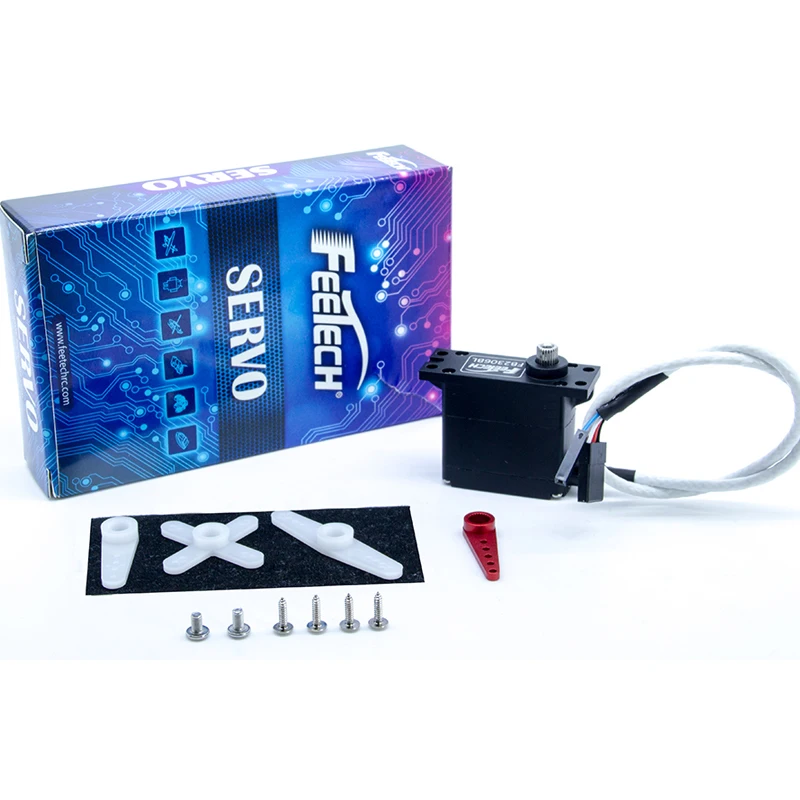 Feetech 12V 6kg FB2306BL IP67 Mini Drone FlyCam Quadcopter Servo for Drone Express Ready to Fly Drones Servo
Feetech 12V 6kg FB2306BL IP67 Mini Drone FlyCam Quadcopter Servo for Drone Express Ready to Fly Drones Servo