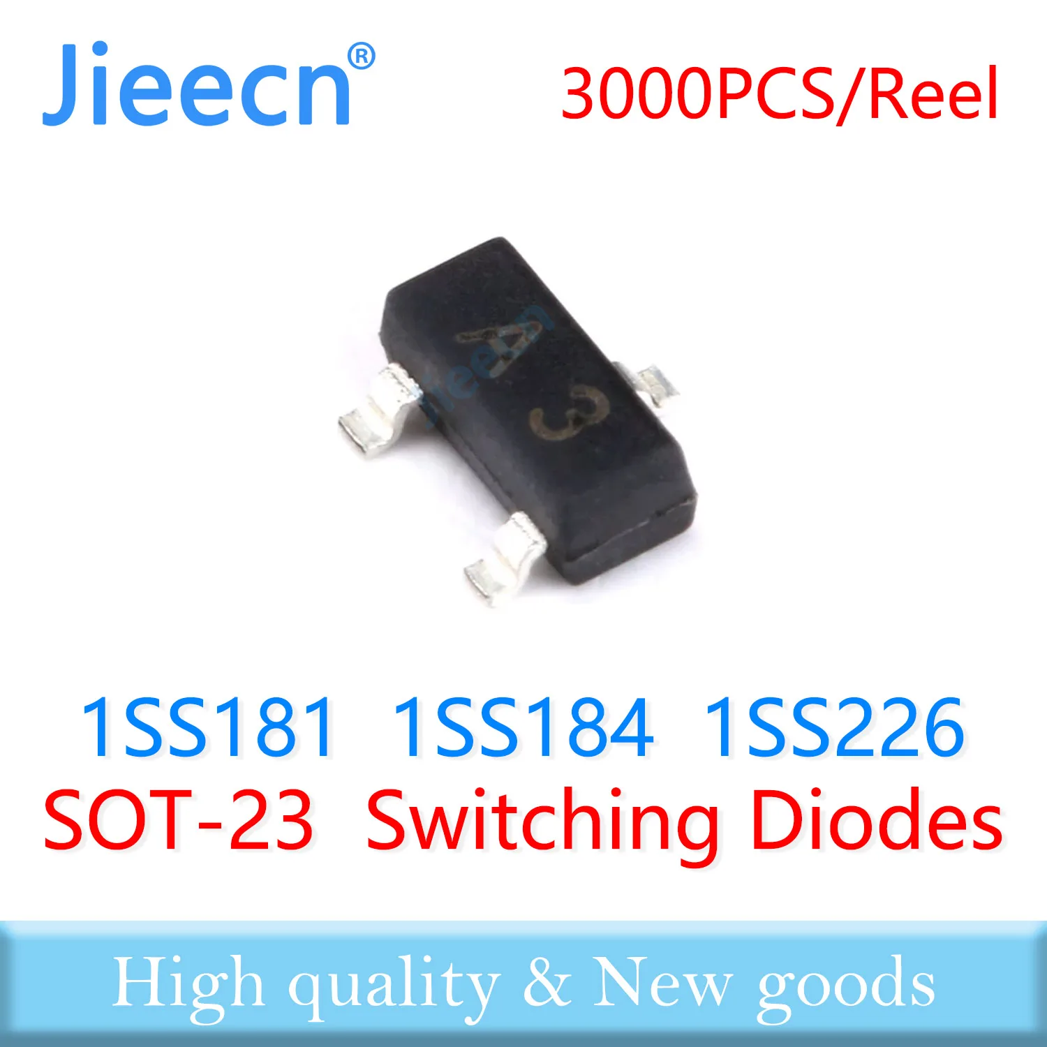 Jieecn 3000PCS SOT23 1SS181 1SS184 1SS226 100mA 80V 0.1A Switching Diodes Made in China High Quality
Jieecn 3000PCS SOT23 1SS181 1SS184 1SS226 100mA 80V 0.1A Switching Diodes Made in China High Quality