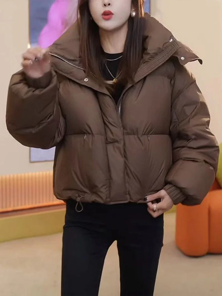 Women's ort Bread Sle Jaet Winter Thi Warm Casual Faionable Cotton Outerwear Zipper Closure Hooded Long Sve
Women's ort Bread Sle Jaet Winter Thi Warm Casual Faionable Cotton Outerwear Zipper Closure Hooded Long Sve