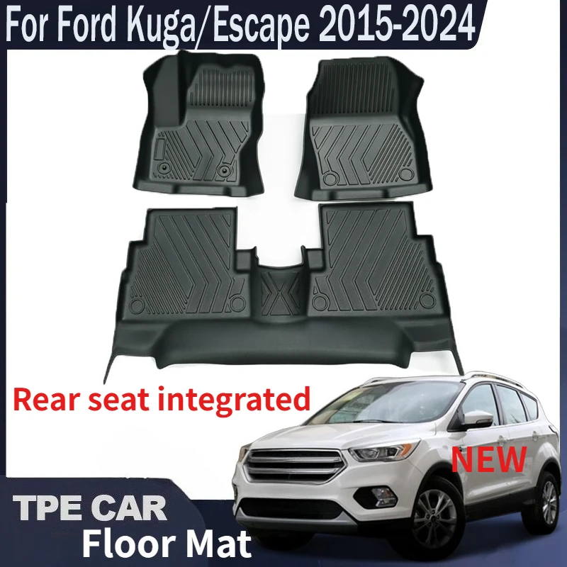 TPE Car Floor Mats For NEW Ford Kuga/Escape 2015-2024 Rear seat integrated Models Floor Mats Cargo Liner TPE Floor Liners
TPE Car Floor Mats For NEW Ford Kuga/Escape 2015-2024 Rear seat integrated Models Floor Mats Cargo Liner TPE Floor Liners