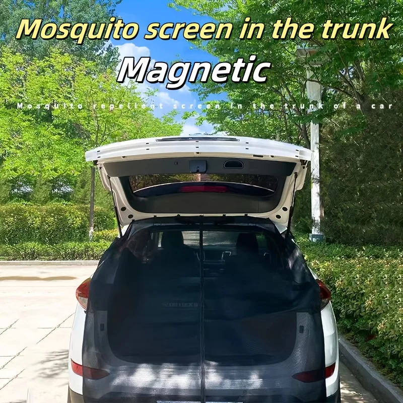 Magnetic Mosquito Screen for SUV, Vans & RV- Adjustable Sunshade & Insect Protection Tailgate Net with Easy Install
Magnetic Mosquito Screen for SUV, Vans & RV- Adjustable Sunshade & Insect Protection Tailgate Net with Easy Install