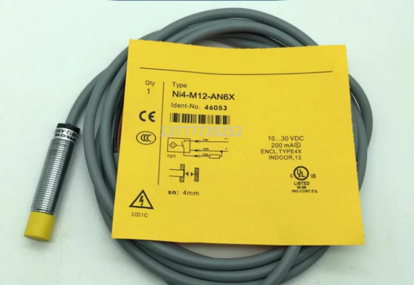 2 шт. Бесконтактный переключатель BI2 NI4-M12-AP6X BI5 Ni8-M18-AN6X BI10 NI15-M30-AD4X RN AZ3X
2 шт. Бесконтактный переключатель BI2 NI4-M12-AP6X BI5 Ni8-M18-AN6X BI10 NI15-M30-AD4X RN AZ3X