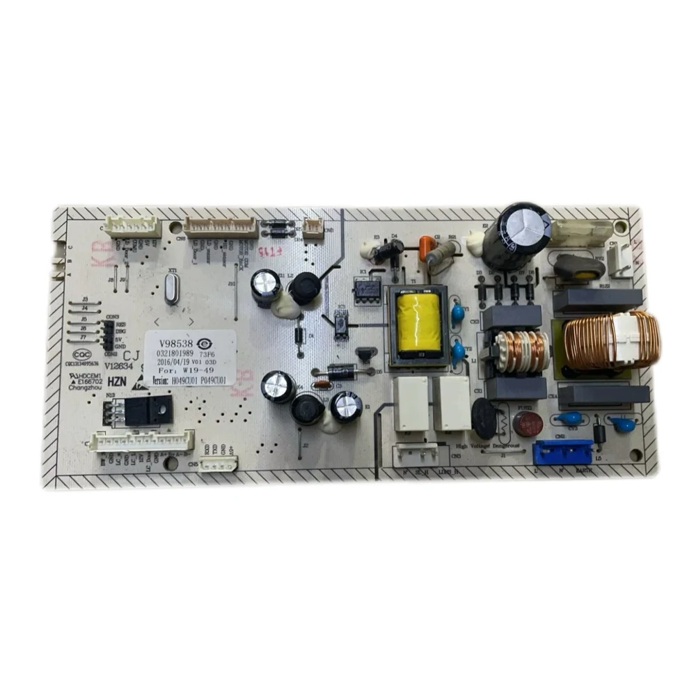Материнская плата холодильника, плата управления печатной платой, номер модели V98538 0321801989 , Для W19-49, Оригинал
Материнская плата холодильника, плата управления печатной платой, номер модели V98538 0321801989 , Для W19-49, Оригинал