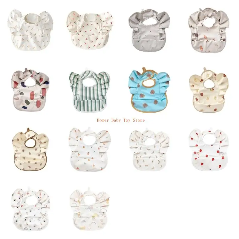 J0PF Flying Sleeve Baby Catcher Bib Angel Wing Design Bib Water Proofing Layer
J0PF Flying Sleeve Baby Catcher Bib Angel Wing Design Bib Water Proofing Layer