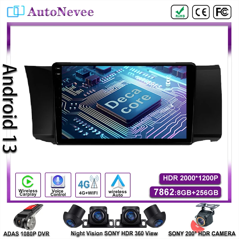Автомагнитола на Android 13, автомобильный мультимедийный плеер с GPS-навигацией, DVD для Toyota GT 86, NO 2DIN, Carplay, для Subaru BRZ 2012-2016
Автомагнитола на Android 13, автомобильный мультимедийный плеер с GPS-навигацией, DVD для Toyota GT 86, NO 2DIN, Carplay, для Subaru BRZ 2012-2016