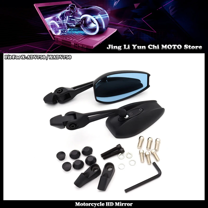 Motorcycle Adjustabale Side Rearview Mirrors CNC Rear View Mirror Fit For HONDA XADV750 X-ADV750 XADV 750 M8 M10 Universal
Motorcycle Adjustabale Side Rearview Mirrors CNC Rear View Mirror Fit For HONDA XADV750 X-ADV750 XADV 750 M8 M10 Universal
