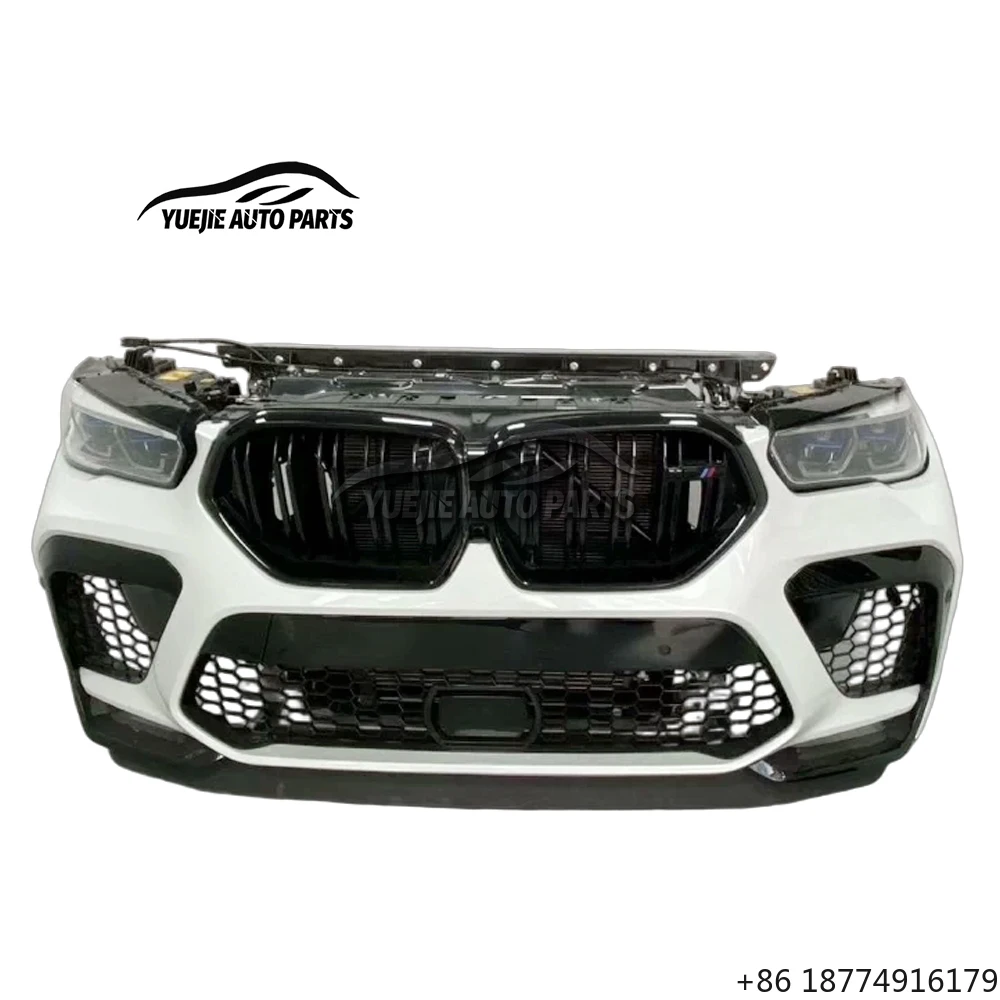 Hot Selling High Quality Car Front Bumper Assembly for X6 M F96 Complete Front Nose Cut Replacement
Hot Selling High Quality Car Front Bumper Assembly for X6 M F96 Complete Front Nose Cut Replacement