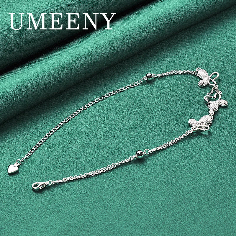 Simple 925 Sterling Silver 8 Inch Delicate Butterfly Charm Bracelet Women Accessories Gift Wedding Jewelry
Simple 925 Sterling Silver 8 Inch Delicate Butterfly Charm Bracelet Women Accessories Gift Wedding Jewelry