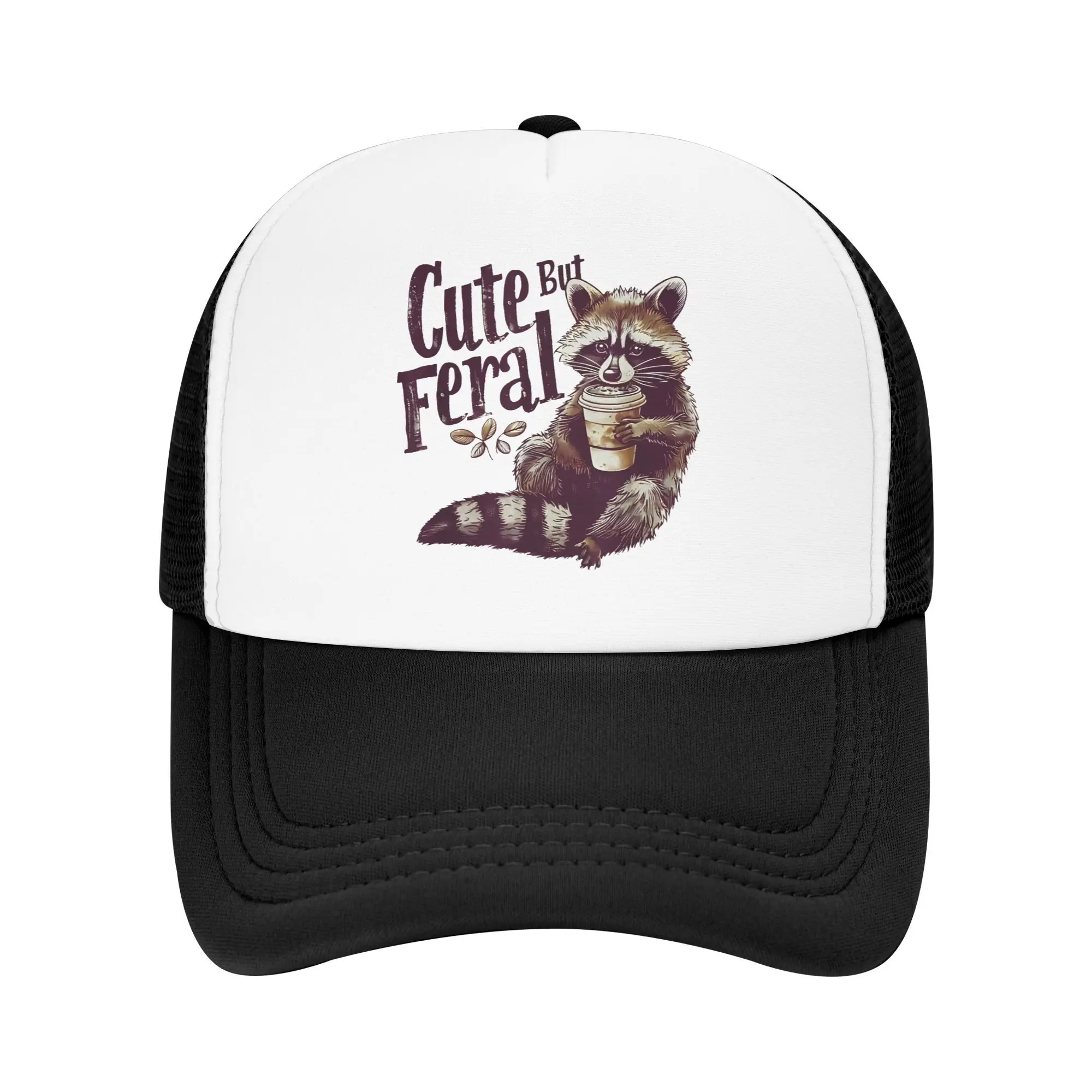 Summer Raccoon Cute But Feral Vintage Raccoon Funny Loves Coffee Mesh Baseball Caps Men Women Foam Trucker Hat For Casual Wear
Summer Raccoon Cute But Feral Vintage Raccoon Funny Loves Coffee Mesh Baseball Caps Men Women Foam Trucker Hat For Casual Wear