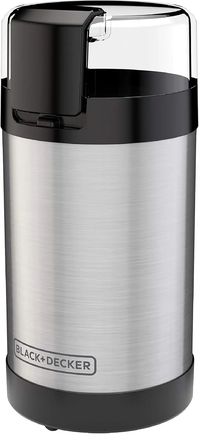One Touch Coffee Grinder, 2/3 Cup Coffee Bean Capacity, Spice Grinder, One Touch Push-Button Control -150 Watts -Stainless
One Touch Coffee Grinder, 2/3 Cup Coffee Bean Capacity, Spice Grinder, One Touch Push-Button Control -150 Watts -Stainless