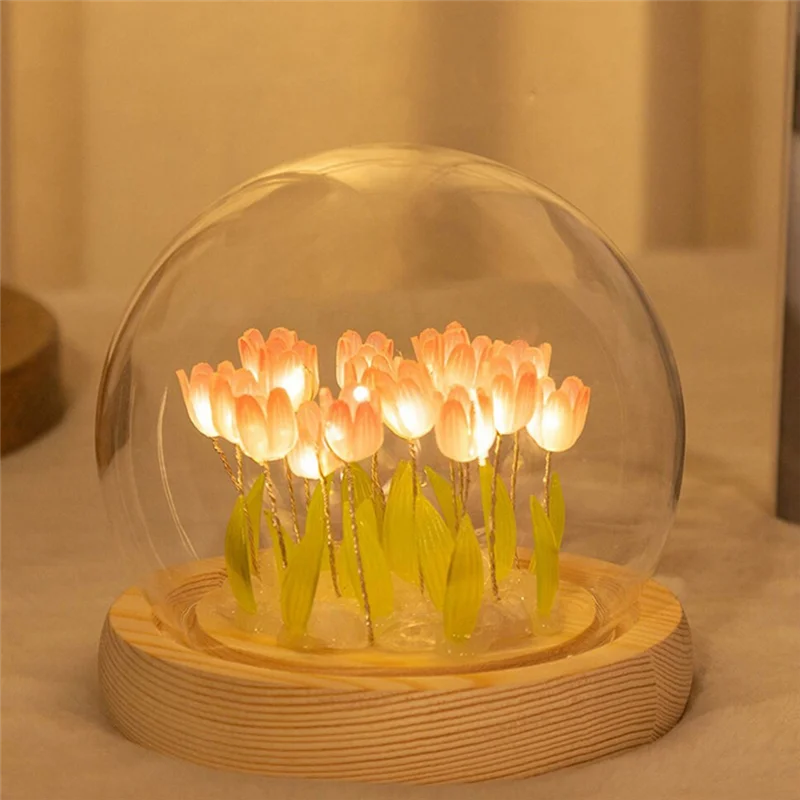 【Must-Haves】Artificial Tulip Flower Night Light Handmade DIY Bedside Lamp LED Night Lamp Bedroom Decor Birthday Gifts Table Lamp
【Must-Haves】Artificial Tulip Flower Night Light Handmade DIY Bedside Lamp LED Night Lamp Bedroom Decor Birthday Gifts Table Lamp