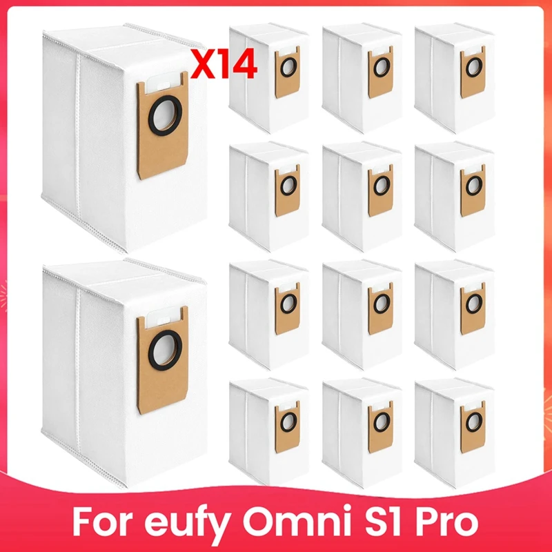 For S1 Pro Omni Dust Bags For Eufy Robot Vacuum Omni S1 Pro Vacuum Cleaner, Vacuum Replacement Bags
For S1 Pro Omni Dust Bags For Eufy Robot Vacuum Omni S1 Pro Vacuum Cleaner, Vacuum Replacement Bags