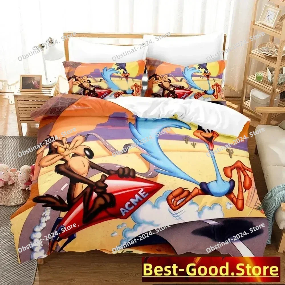 3D Print Cartoon Wile E Coyote Road Runne Bedding Set Boys Girls Twin Queen King Size Duvet Cover Pillowcase Bed boys Adult
3D Print Cartoon Wile E Coyote Road Runne Bedding Set Boys Girls Twin Queen King Size Duvet Cover Pillowcase Bed boys Adult