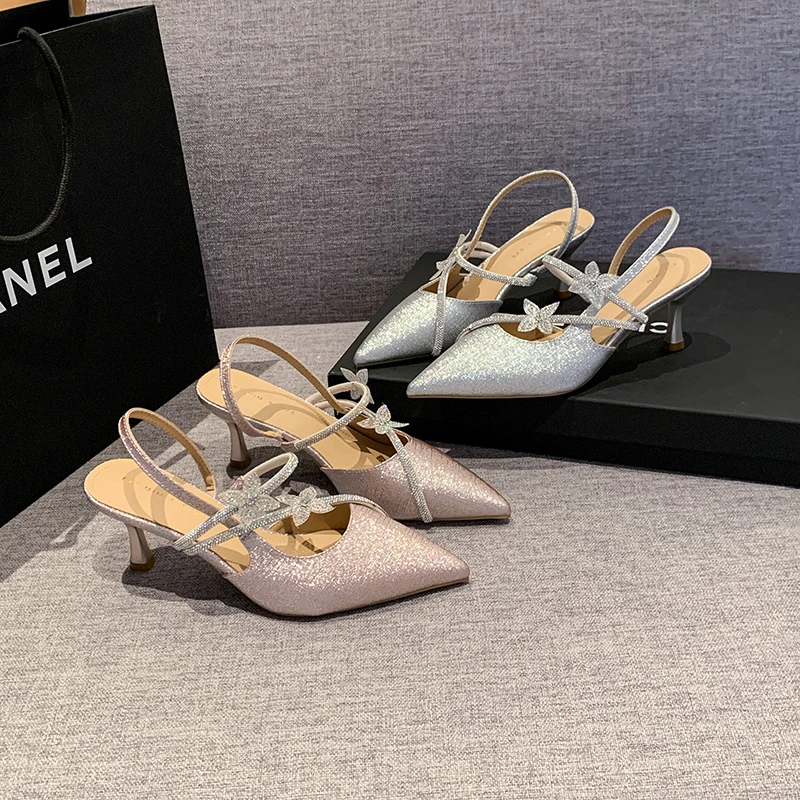 Women Pointed Toe Mule Sandals 2026 Summer Stiletto Heel Rhinestone Decor Slip On Backless Ladies Casual Party Dress Shoes
Women Pointed Toe Mule Sandals 2026 Summer Stiletto Heel Rhinestone Decor Slip On Backless Ladies Casual Party Dress Shoes