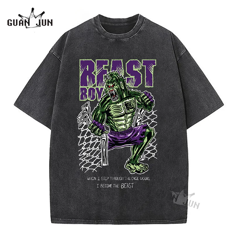 Beast Boy Graphic Oversized T-shirt Vintage T-shirts Men Women Washed Tops Short Sleeve Tee Shirt Unisex Streetwear Male Clothes
Beast Boy Graphic Oversized T-shirt Vintage T-shirts Men Women Washed Tops Short Sleeve Tee Shirt Unisex Streetwear Male Clothes