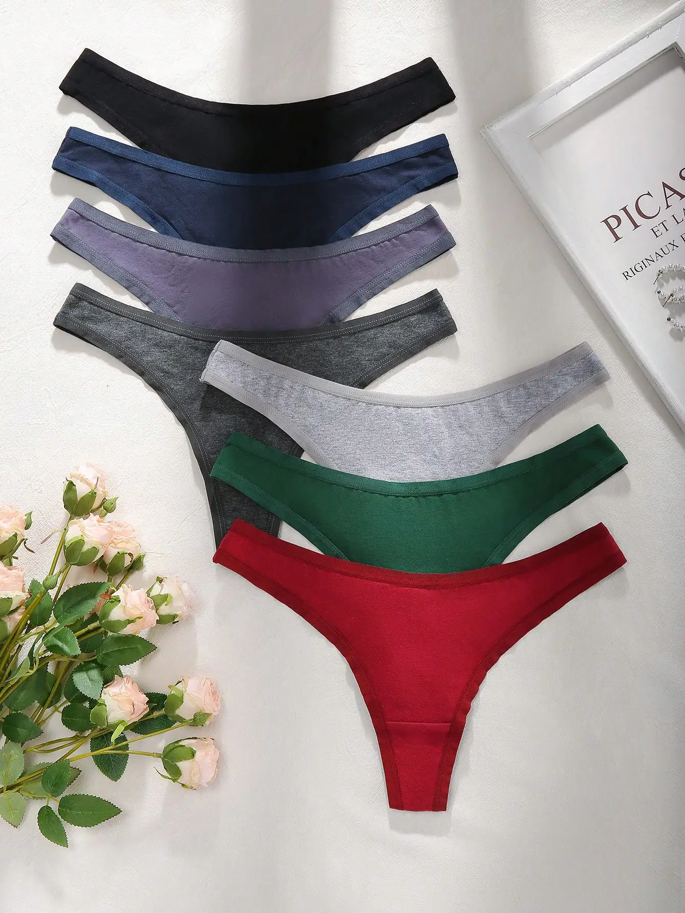 7 Pcs/Set Seamless Underwear, Solid Color Fashion, Suitable For Summer
7 Pcs/Set Seamless Underwear, Solid Color Fashion, Suitable For Summer