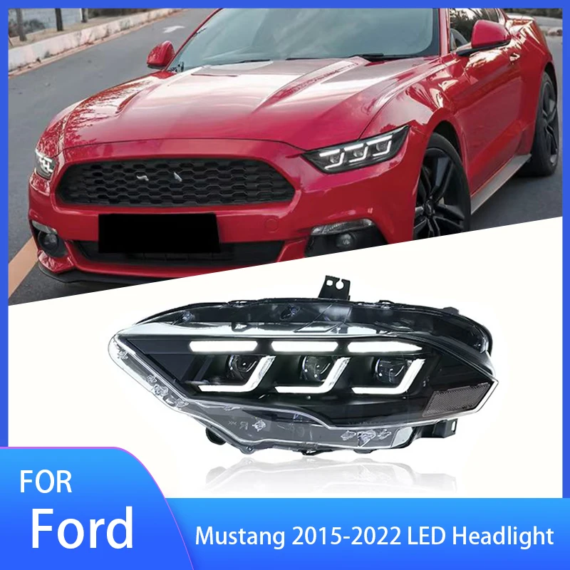 Car Headlights For Ford Mustang 2015-2022 LED Car Lamps Daytime Running Lights Dynamic Turn Signals Car LED Accessories
Car Headlights For Ford Mustang 2015-2022 LED Car Lamps Daytime Running Lights Dynamic Turn Signals Car LED Accessories