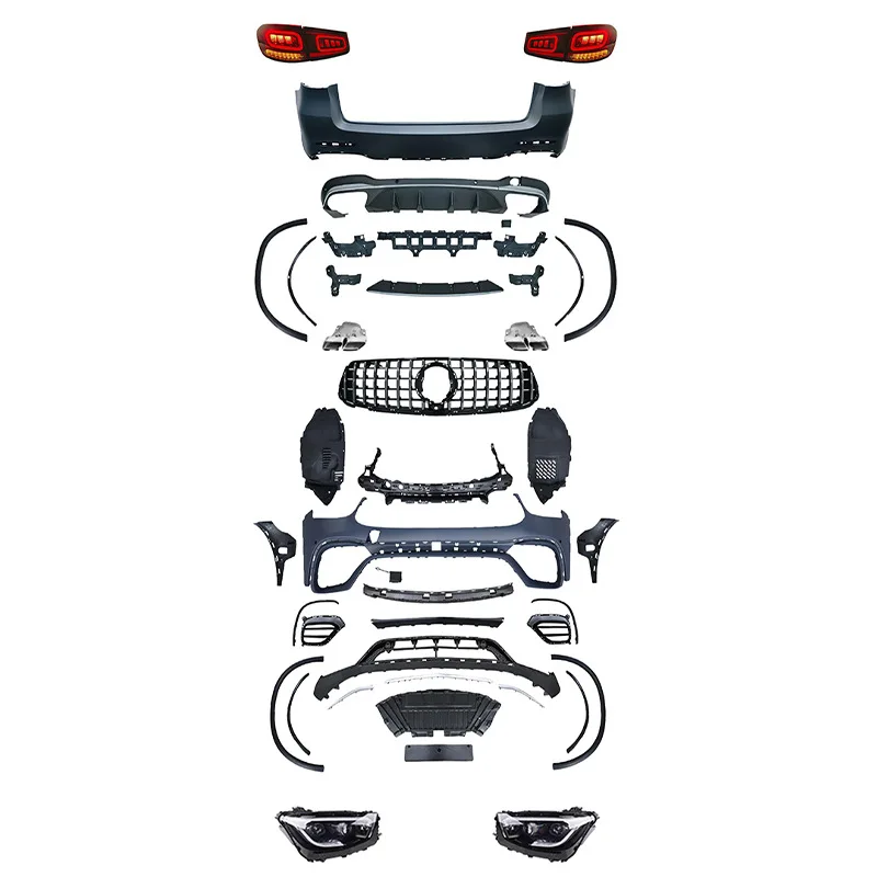 Front and Rear Bumper Kit For Mercedes GLC X253 2020 GLC63 AMG , Upgrade Body Kit for Old GLC Models, Styling Accessories
Front and Rear Bumper Kit For Mercedes GLC X253 2020 GLC63 AMG , Upgrade Body Kit for Old GLC Models, Styling Accessories