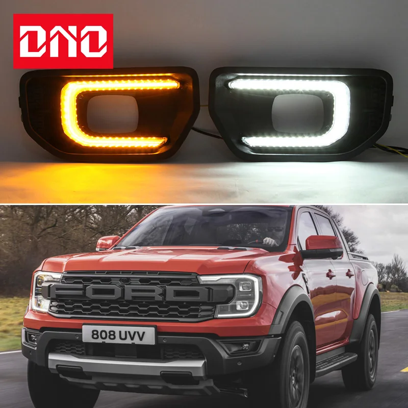 LED DRL Daylights For Ford Ranger 2022-2023 Yellow Turn Signal Daytime Running Light Car Foglamp
LED DRL Daylights For Ford Ranger 2022-2023 Yellow Turn Signal Daytime Running Light Car Foglamp