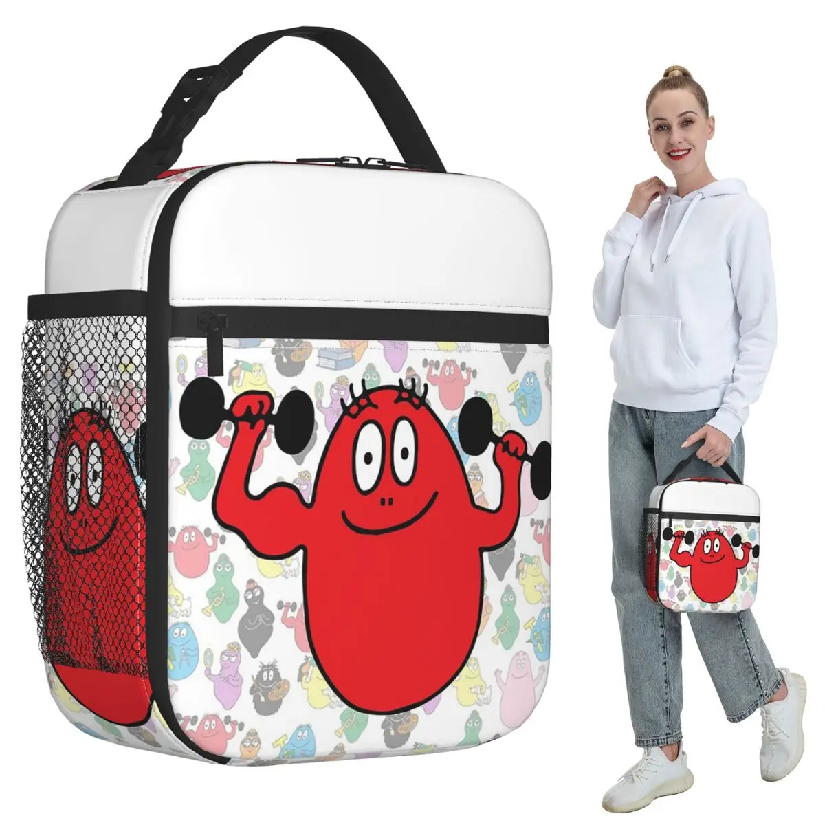 Barba Red Boy Les Barbapapa Family Insulated Lunch Bag for Kids School Cooler Thermal Food Box Tote Lunch Boxes Container
Barba Red Boy Les Barbapapa Family Insulated Lunch Bag for Kids School Cooler Thermal Food Box Tote Lunch Boxes Container